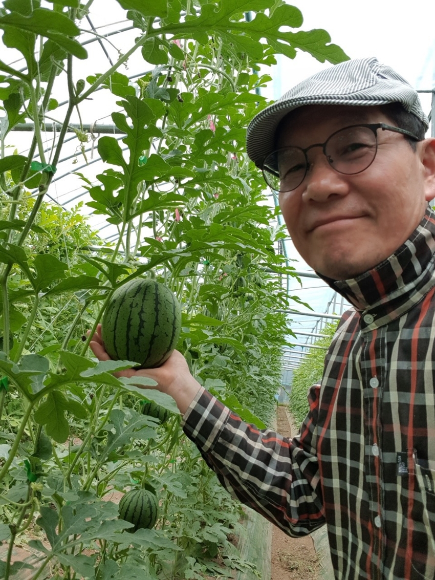 장흥 친환경 애플수박재배농가 이상환씨