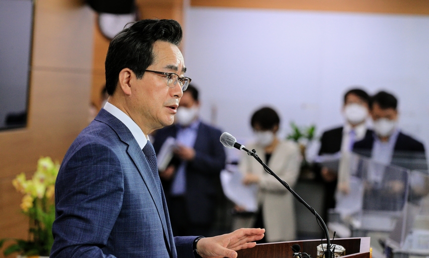 정황근 농림축산식품부 장관은 10일 새정부 업무보고 브리핑을 했다.