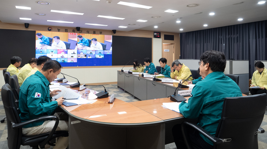 사진 : 충남 서산 럼피스킨병 발생 관련, 권재한 농식품부 혁신실장 주재 방역회의 