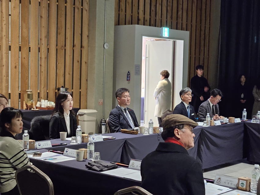 박범수 차관,은 지난 1월16일 '상하농원(전북 고창)' 방문, 현장간담회를 통해 민간투자 유치와 농촌활력 증대 방안 모색했다.