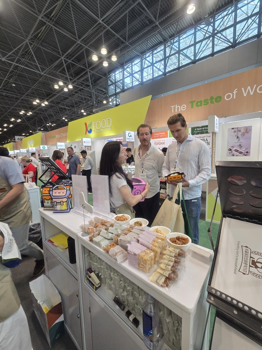 식품진흥원은 2025 뉴욕 팬시푸드쇼(The Summer Fancy Food Show in NYC)’에 참가해 국가식품클러스터 공동관을 운영한 결과, 총 195건의 수출 상담(605만 달러 규모)과 25만 달러 상당의 수출 계약을 체결했다고 밝혔다.