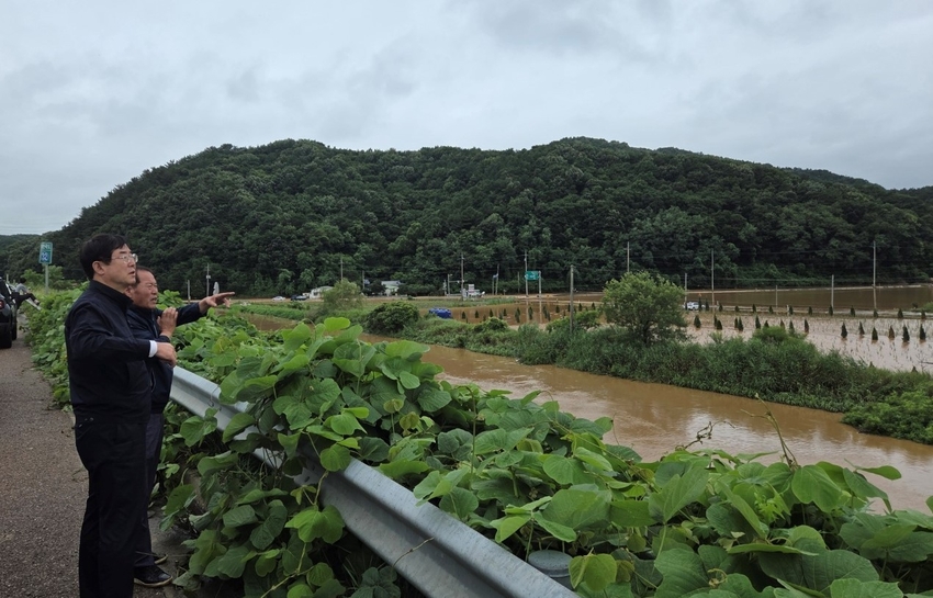 안병우 농협 축산경제대표이사, 폭우 피해현장 긴급방문