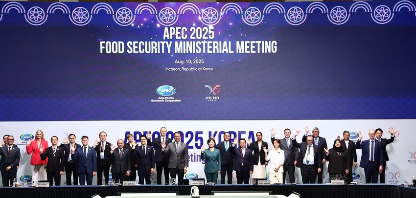  지난 8월 9일(토) ∼10일 (일) 까지 인천 송도 컨벤시아에서 열린 ‘2025년 아시아 태평양경제협력체(APEC) 식량안보 장관회의’가 성공적으로 마무리됐다.